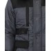Куртка зимняя 5501 серая с черным