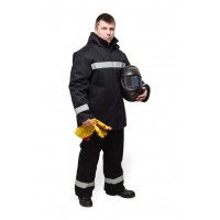  костюм сварщика зимний для защиты от искр и брызг расплавленного металла (класс защиты 2)