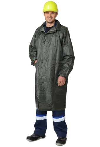 Плащ влагозащитный SIRIUS Стандарт (220 гр/м2) зеленый